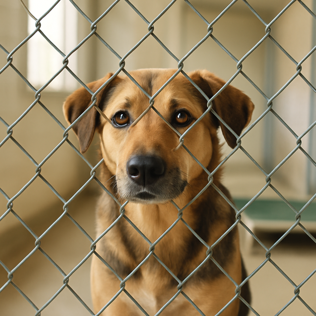 保護施設の犬(イメージ)